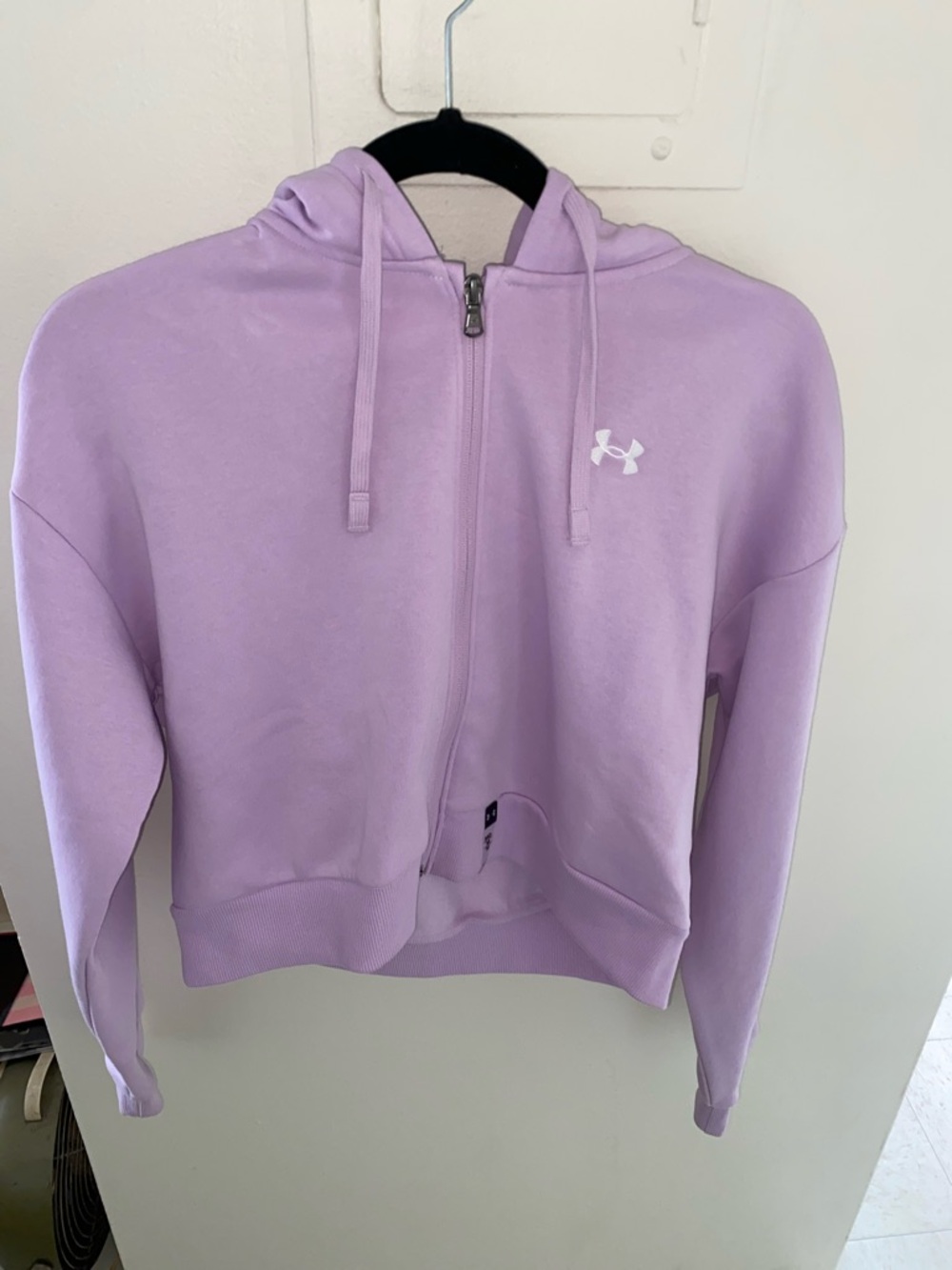 NWT Loose Crop Under ARMOUR full zip hoodie med